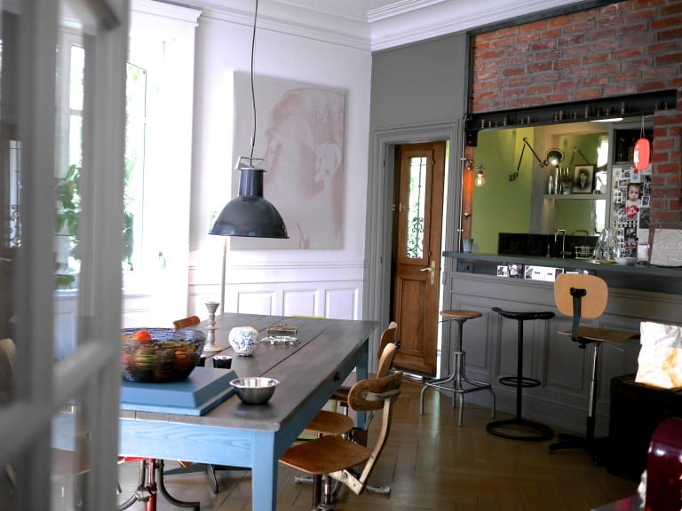 La table de la salle à manger