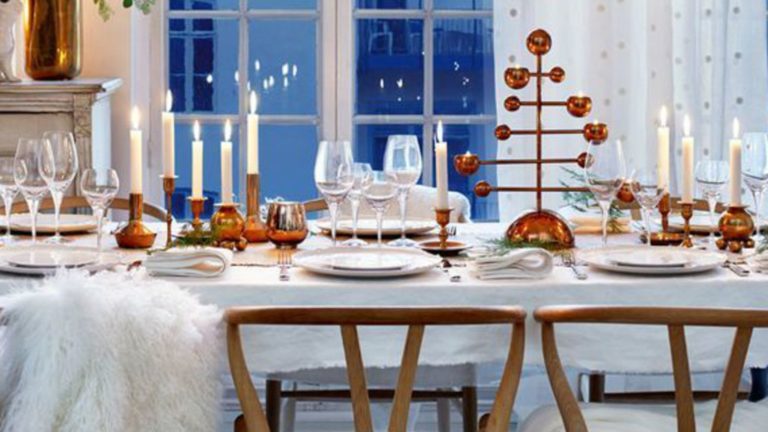 A table pour les fêtes