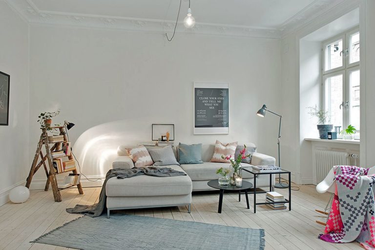 Un salon au décor nordique