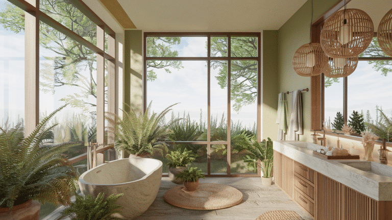 Comment créer une salle de bain naturelle et apaisante ?