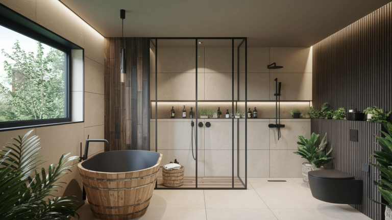 Comment concevoir une salle de bain contemporaine et éco-responsable?