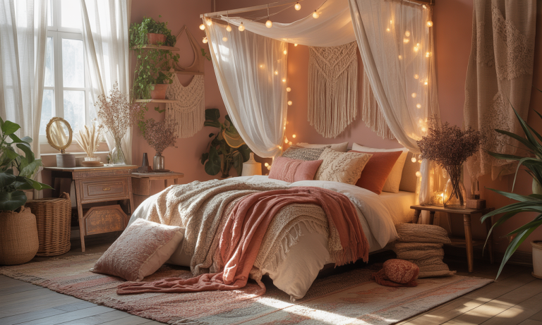 Comment créer une chambre romantique et bohème ?